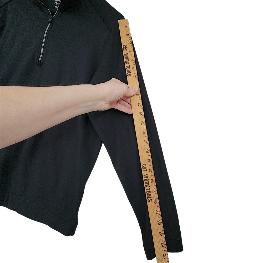Greg Norman‎ 1/4 Zip Pullover S Men Black Play Dry Golf Active Breathable - Picture 8 of 13